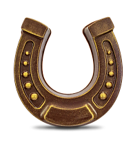 Шоколадная фигура "Подкова", тёмный шоколад, 80 г