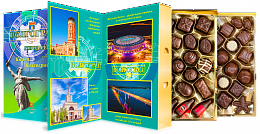 Набор конфет и шоколада книга Волгограда - 440 г