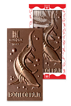 Шоколадная фигура "Волгоград (Осётр)", 85 г вертикальная